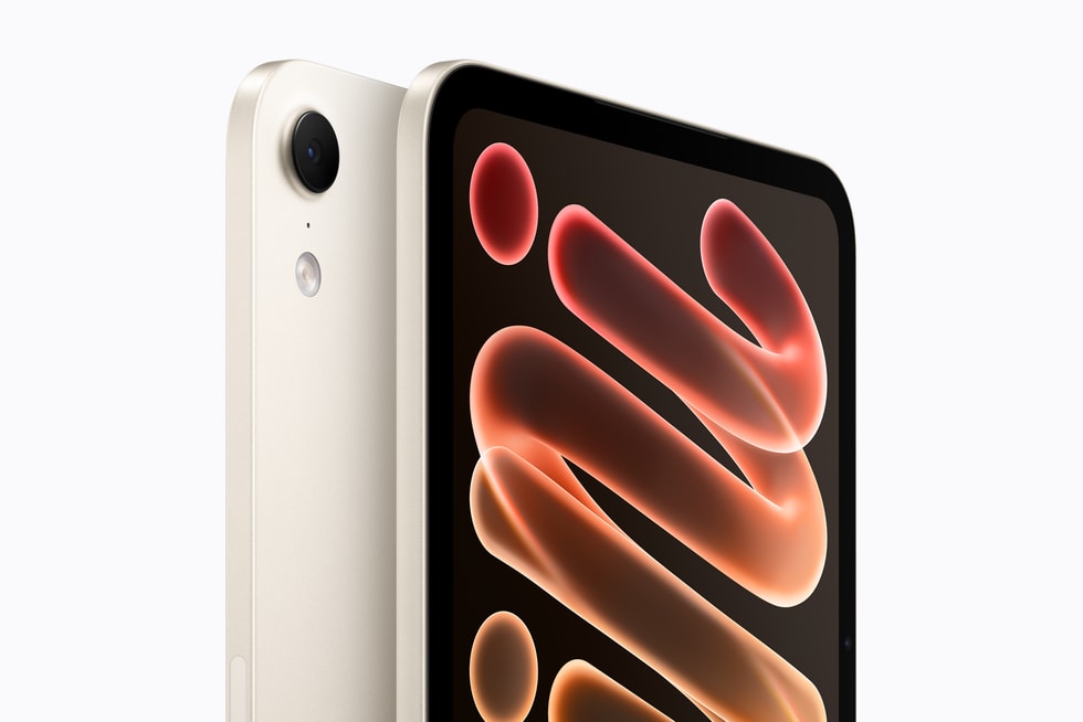 De iPad mini in de kleur sterrenlicht