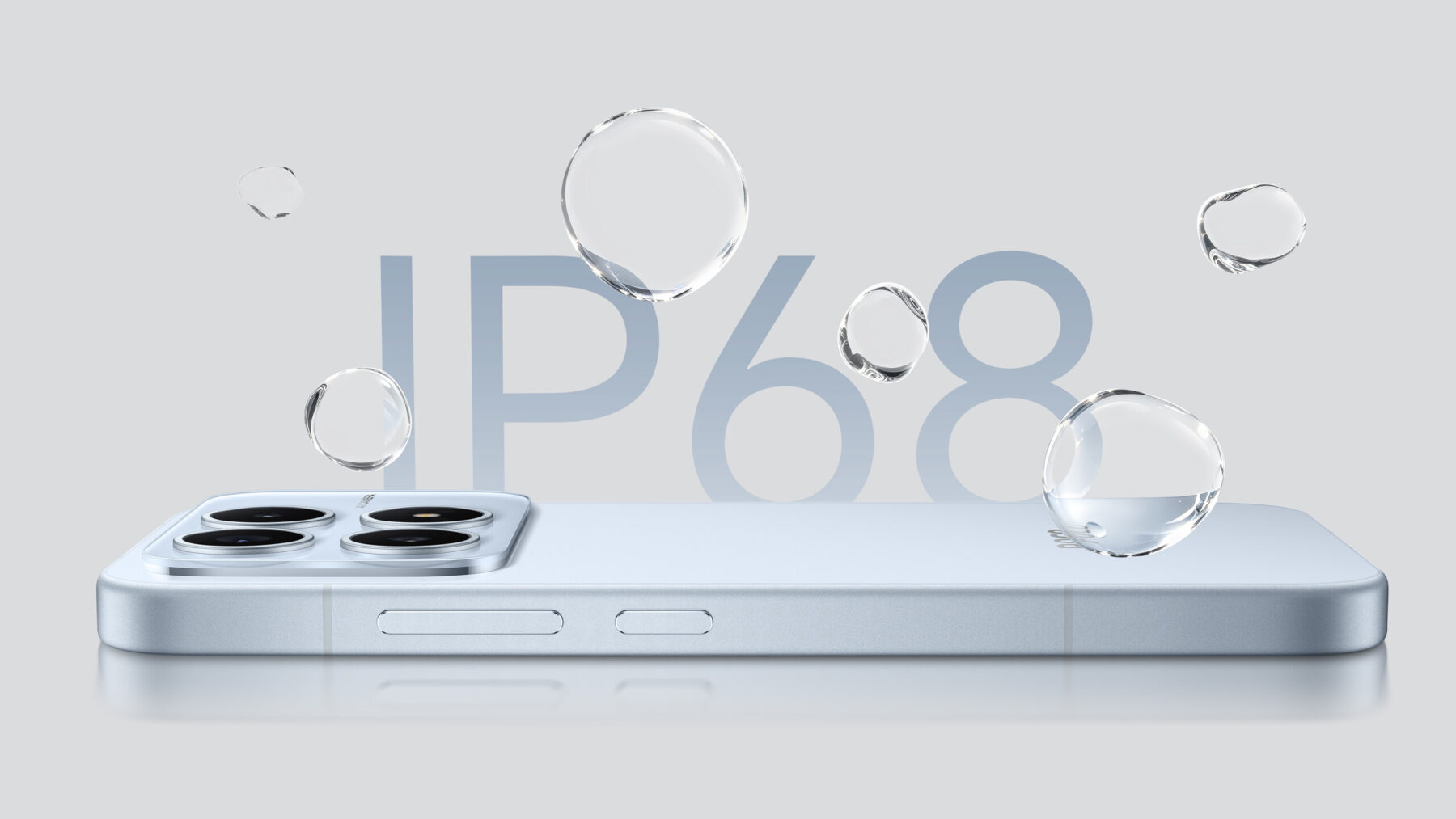 De POCO X8s met IP68-bescherming tegen stof en water