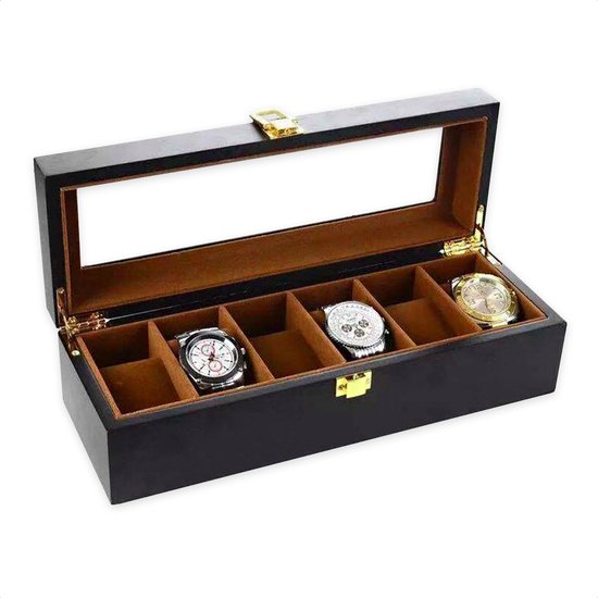 Houten horlogebox